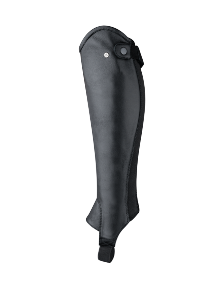 Chaps en cuir classiques E.L.T - Noir