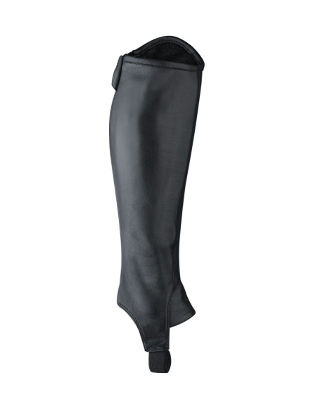 Chaps en cuir classiques E.L.T - Noir