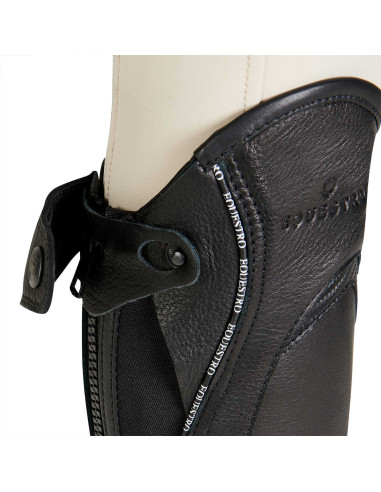 Chaps en cuir avec profil contrasté - EQUESTRO