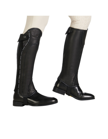 Chaps en cuir avec profil contrasté - EQUESTRO