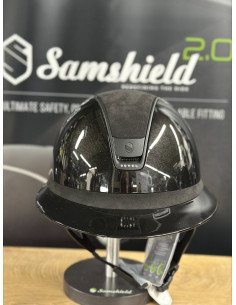Casque Miss Shield Shadowglossy/Alcantara noir 2.0...