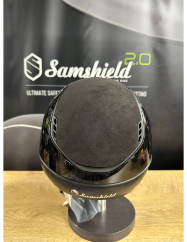 Casque Miss Shield Shadowglossy/Alcantara noir...