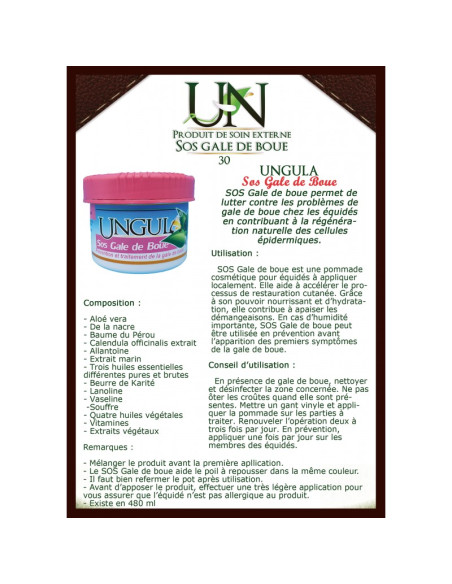 SOS Gale de boue - UNGULA