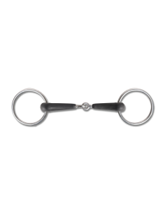 Mors Chantilly Simple Brisure en caoutchouc