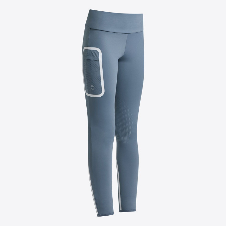 Legging Jumping Knee Grip Fille (Bleu 7O00) - Cavalleria Toscana
