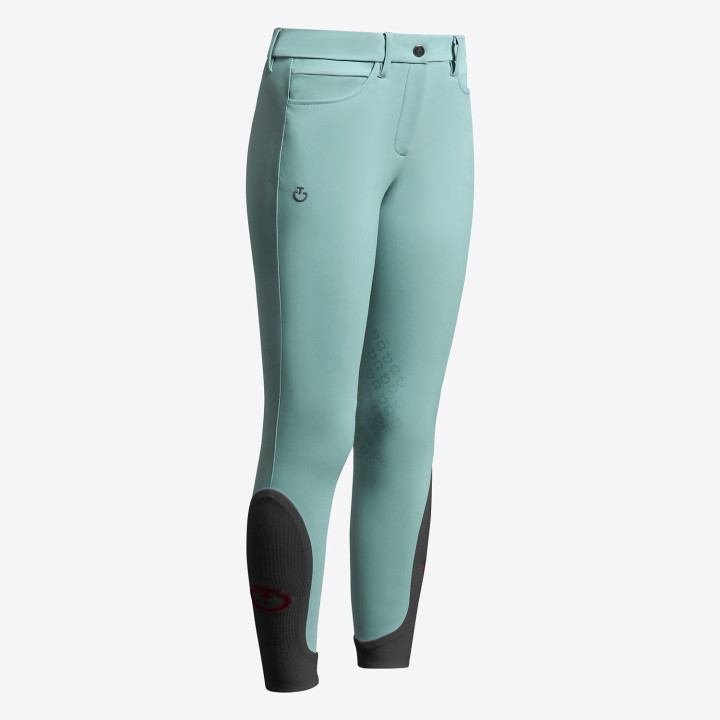 Pantalon Fille Color Grip (Vert d'eau 5Q00) - Cavalleria Toscana