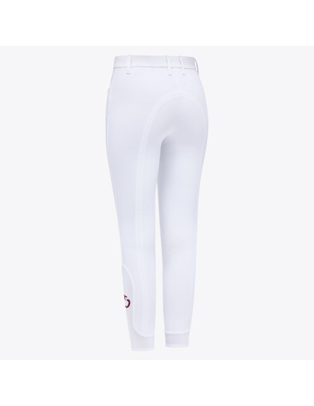 Pantalon Fille Color Grip (Blanc 0001) - Cavalleria Toscana
