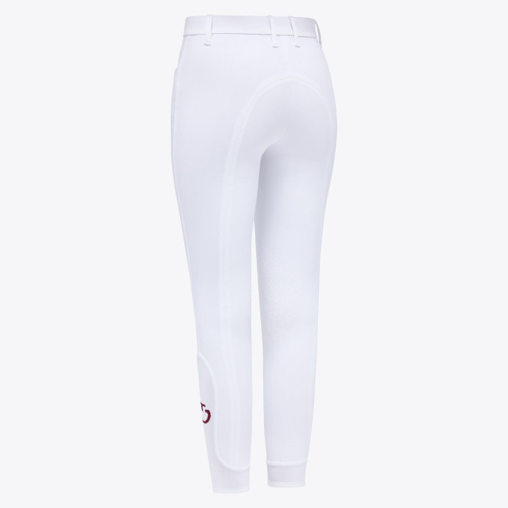 Pantalon Fille Color Grip (Blanc 0001) - Cavalleria Toscana