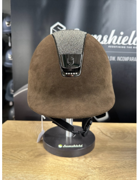 Casque 1.0 Alcantara Marron/Swarovski - Samshield