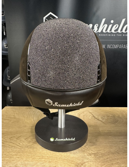 Casque 1.0 Alcantara Marron/Swarovski - Samshield