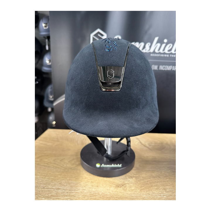 Casque 1.0 Alcantara Bleu/Flower Swarovski - Samshield