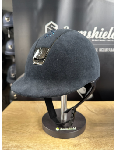 Casque 1.0 Alcantara Bleu/Flower Swarovski -...