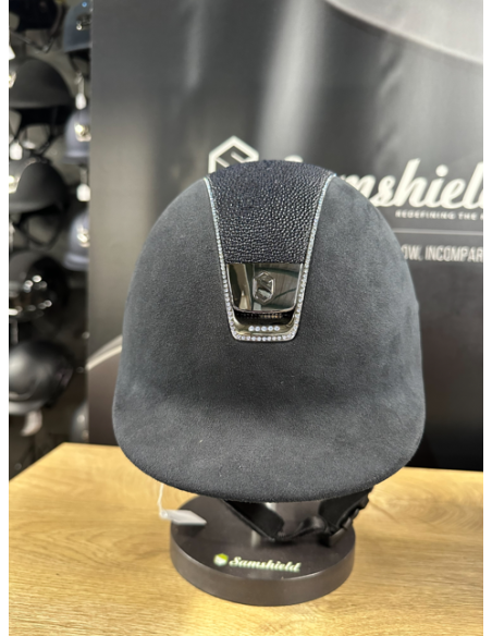 Casque 1.0 Bleu Alcantara Swarovski/Galucha - Samshield