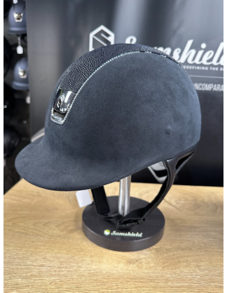 Casque 1.0 Bleu Alcantara Swarovski/Galucha - Samshield