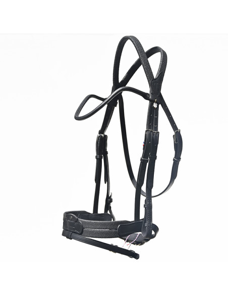 Bridon Évolution Soft T Contact Dressage avec Pull Back - IHWT