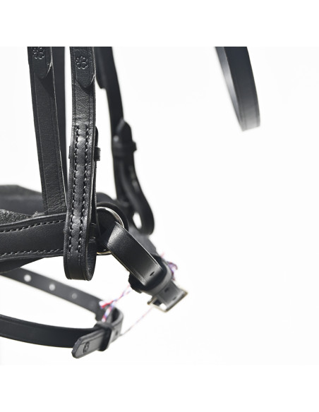 Bridon Évolution Soft T Contact Dressage avec Pull Back - IHWT