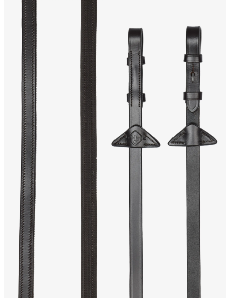 Rênes en caoutchouc semi doublées - LeMieux