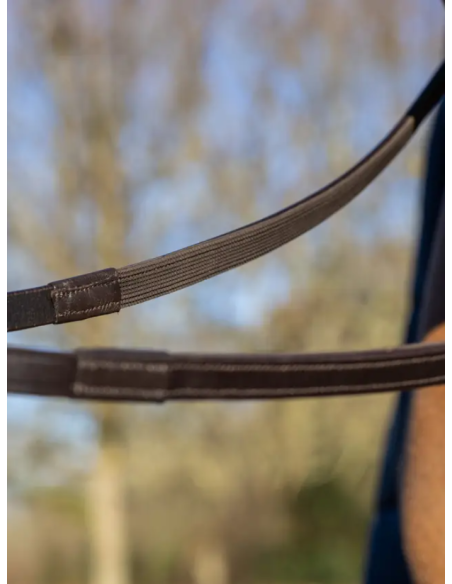 Rênes en caoutchouc semi doublées - LeMieux