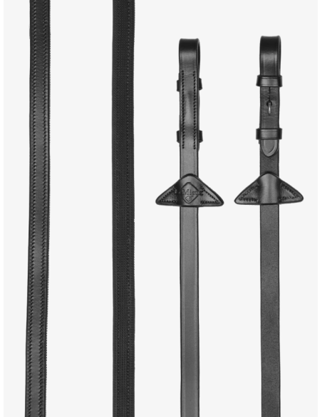 Rênes en caoutchouc semi doublées - LeMieux