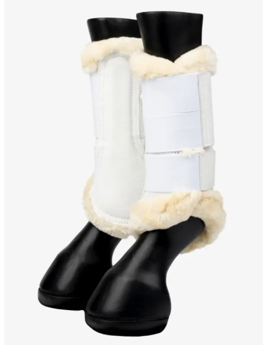 Guêtres souples Dressage Mesh Fleece Edged -...