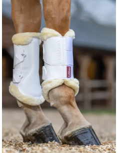 Guêtres souples Dressage Mesh Fleece Edged - LeMieux