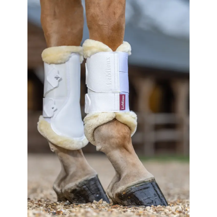 Guêtres souples Dressage Mesh Fleece Edged - LeMieux