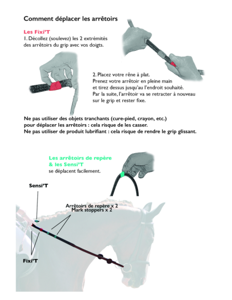 Rênes Adjust Grip - IHWT