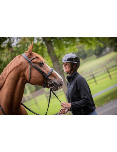 Casque Brillant Visière Longue - Pénélope