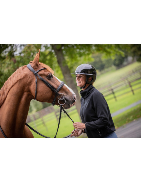 Casque Brillant Visière Longue - Pénélope