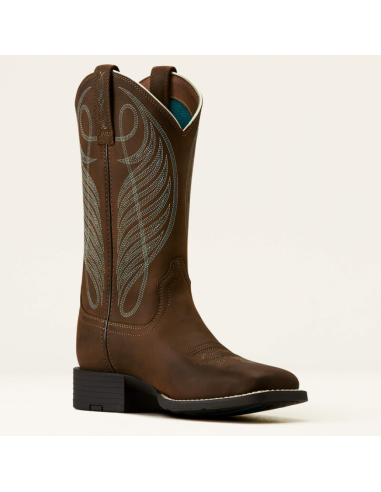 Bottes Femme Round Up Wide Square Toe - Ariat