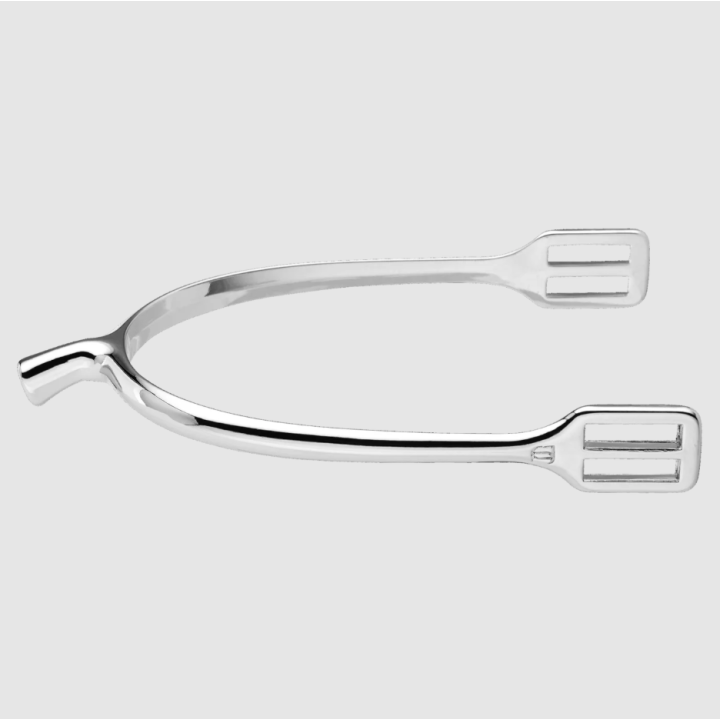 Eperons chromés Neverrust pour poney (15mm plat) - Sprenger