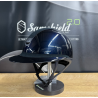 Casque Miss Shield Shadowglossy/Alcantara bleu 2.0 - Samshield
