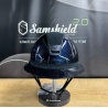 Casque Miss Shield Shadowglossy/Alcantara bleu 2.0 - Samshield