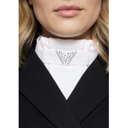 Plastron Crystal Fabric Triangle SS26 - Samshield