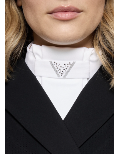 Plastron Crystal Fabric Triangle SS26 - Samshield