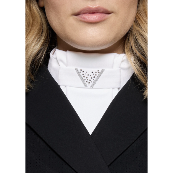 Plastron Crystal Fabric Triangle SS26 - Samshield