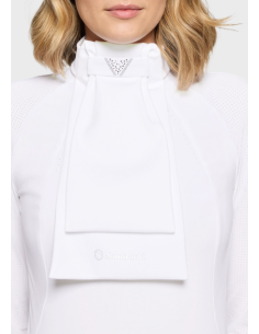 Plastron Crystal Fabric Triangle SS26 - Samshield 2