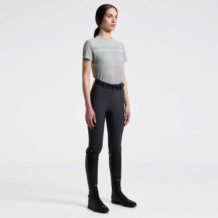T-Shirt w/Perforated Insert SS26 - Cavalleria Toscana