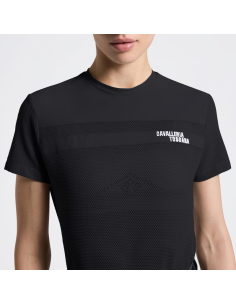 T-Shirt w/Perforated Insert SS26 - Cavalleria Toscana