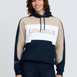 Sweat capuche équitation Kadie Navy - LeMieux
