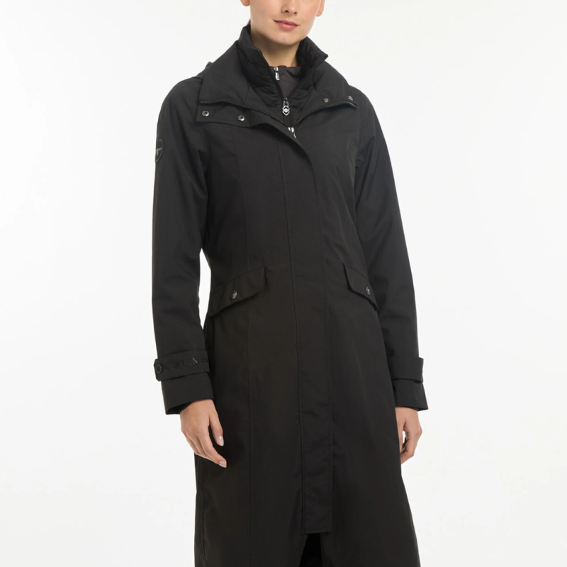 Manteau équitation imperméable Amelie noir | LeMieux