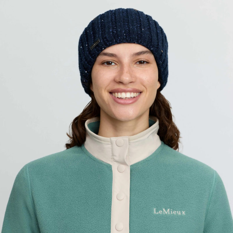 Bandeau à sequins Bernie Noir LeMieux