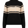 Pull PL-Noris Noir & Camel – Pénélope