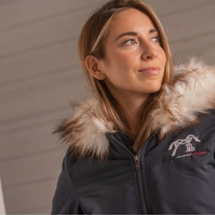Bombers Lyon Glitter Marine - Blouson femme Pénélope