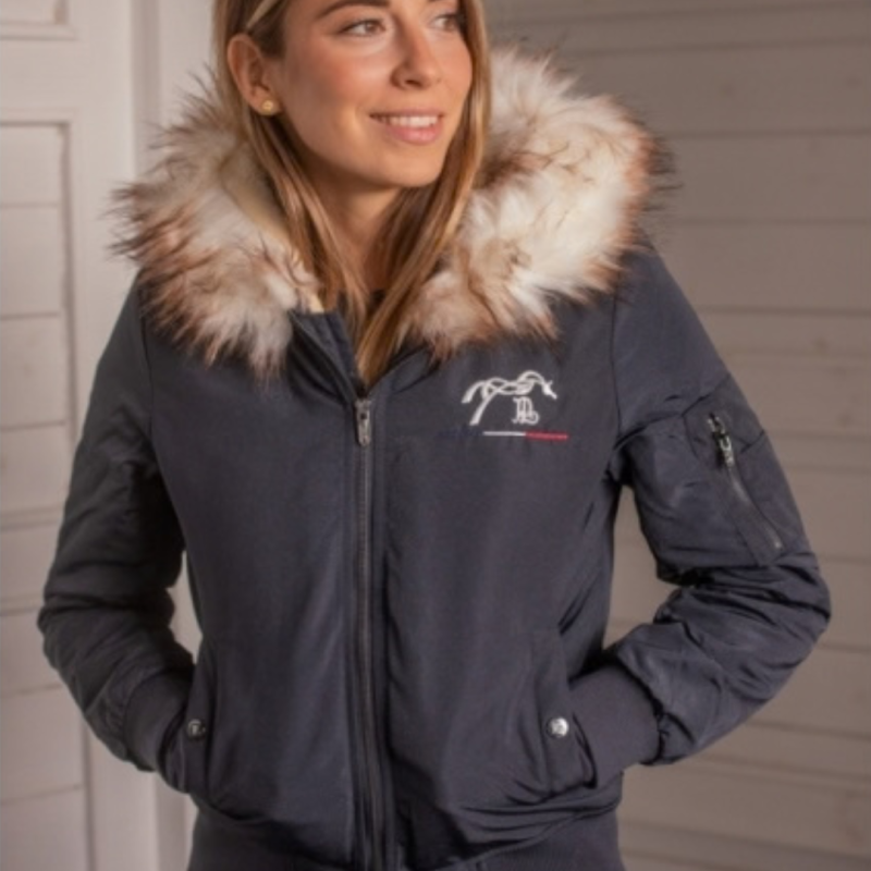 Bombers Lyon Glitter Marine - Blouson femme Pénélope