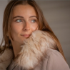 Bombers PL-Lyon Réversible Taupe & Off-White – Blouson femme