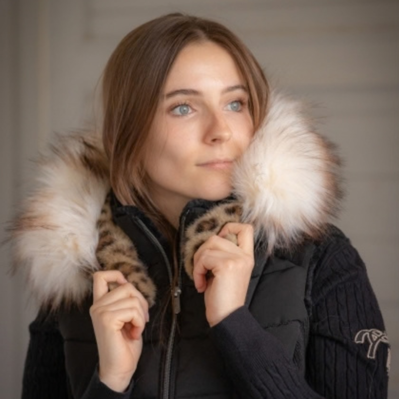 Doudoune sans manches PL-Léoroge Noir - Pénélope