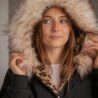 Bomber femme réversible noir et léopard - Pénélope