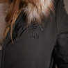 Bomber femme réversible noir et léopard - Pénélope